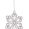 Bizzotto Pendagli>PENDAGLIO BEAD FIOCCO NEVE 6P ARG 15X15
