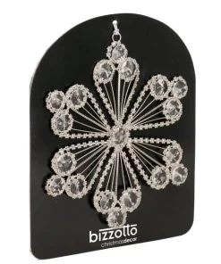 Bizzotto Pendagli>PENDAGLIO BEAD FIOCCO NEVE 6P ARG 15X15