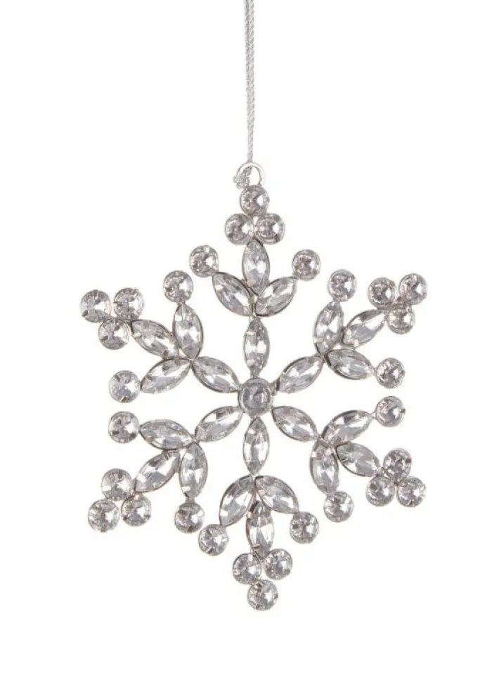 Bizzotto Pendagli>PENDAGLIO JEXON FIOCCO NEVE 6P ARG 11X11