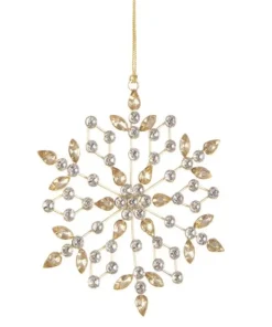 Bizzotto Pendagli>PENDAGLIO JEXON FIOCCO NEVE 6P ORO 15X15