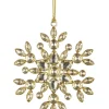Bizzotto Pendagli>PENDAGLIO JEXON FIOCCO NEVE 6P ORO 11X11