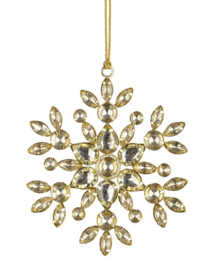Bizzotto Pendagli>PENDAGLIO JEXON FIOCCO NEVE 6P ORO 11X11