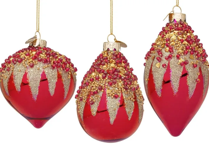 Bizzotto Sfere>PENDAGLIO VT FIREWORK ROSSO RV ASS3