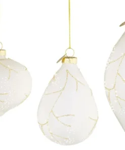 Bizzotto Sfere>PENDAGLIO VT FLORAL BIANCO OP ASS3