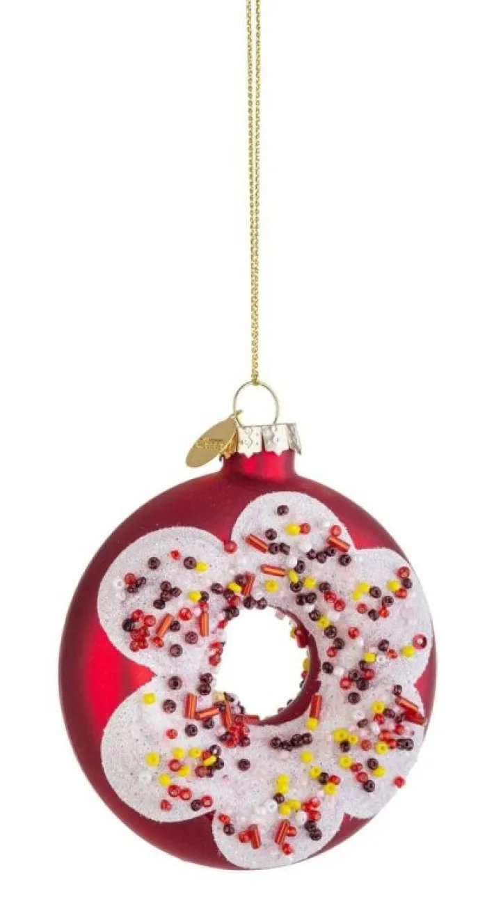 Bizzotto Pendagli>PENDAGLIO VT GRETEL DONUT ROSSO D80