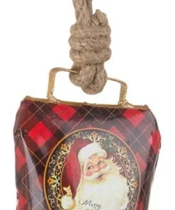 Bizzotto Pendagli>PENDAGLIO WENDI CAMPANA TARTAN BABBO VIN