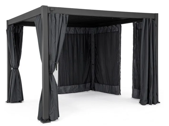 Bizzotto Pergole E Gazebo>PERGOLA OCEAN 3X3 ANTRACITE