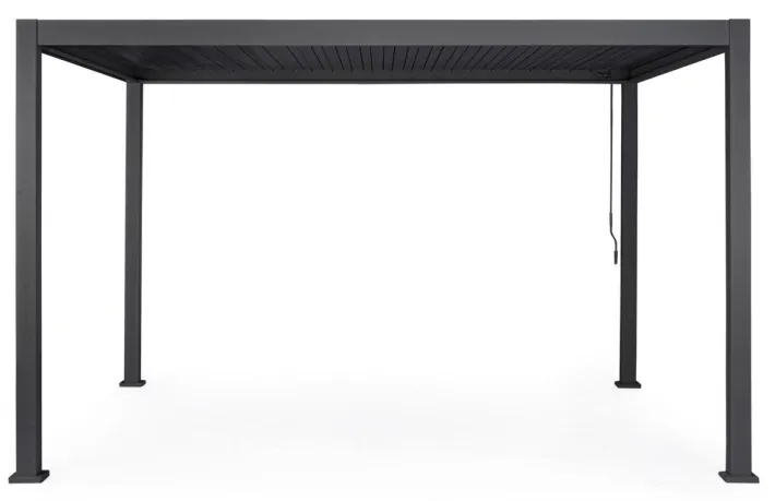 Bizzotto Pergole E Gazebo>PERGOLA OCEAN 3X4 ANTRACITE C-LED