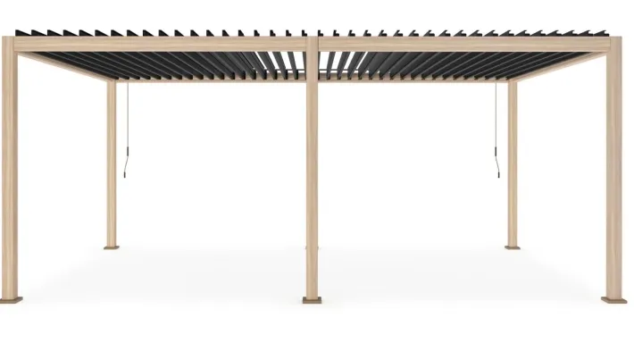 Bizzotto Pergole E Gazebo>PERGOLA OCEAN 3.6X6 NATURAL-ANTRACITE