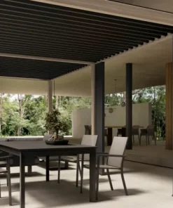 Bizzotto Pergole E Gazebo>PERGOLA OCEAN 3.6X6 NATURAL-ANTRACITE