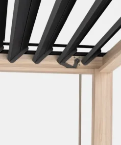 Bizzotto Pergole E Gazebo>PERGOLA OCEAN 3.6X3.6 NATURAL-ANTRACITE
