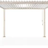 Bizzotto Pergole E Gazebo>PERGOLA OCEAN 3.6X3.6 RUSTIC-BIANCO