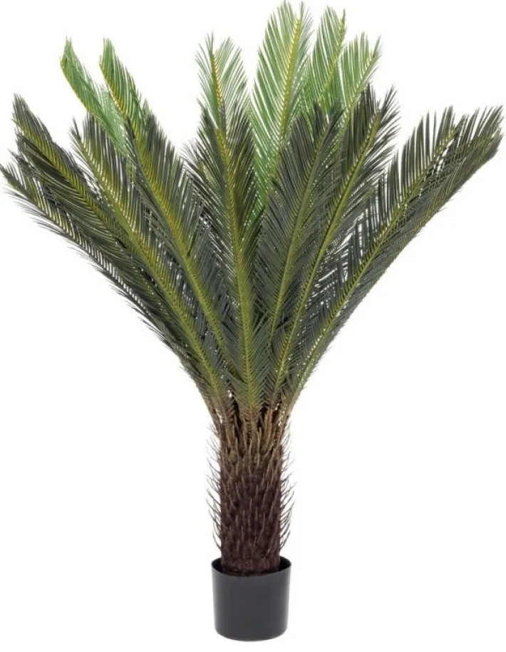 Bizzotto Piante Artificiali>PIANTA PALMA CYCAS C-VASO 28FOGLIE H120