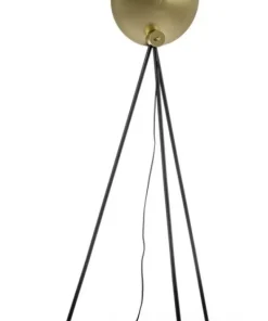 Bizzotto Piantane>PIANTANA DESIGN TREPPIEDE NERO-ORO H156