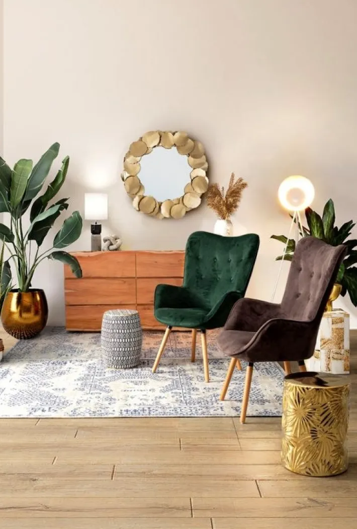 Bizzotto Piantane>PIANTANA DESIGN TREPPIEDE BIA-ORO H156