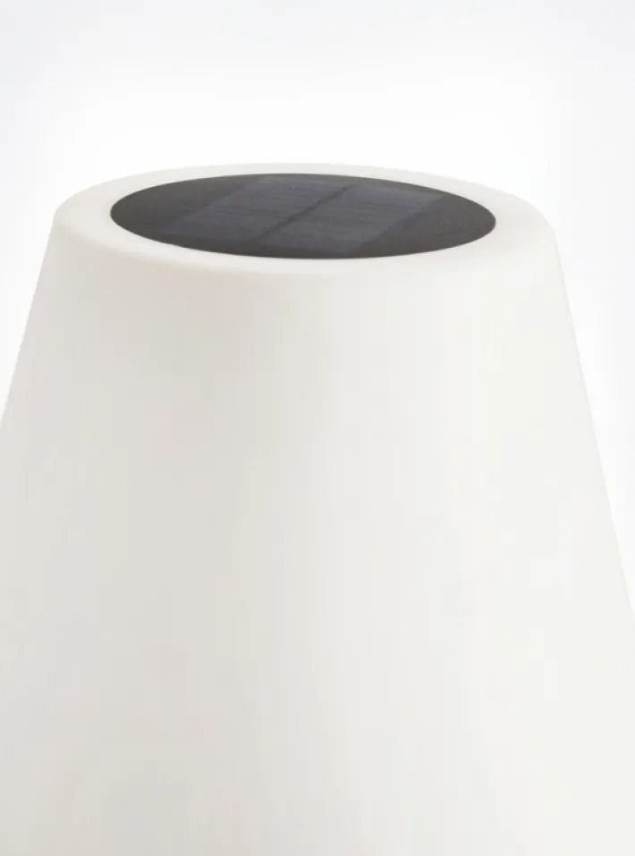 Bizzotto Illuminazione>PIANTANA SOLAR LED SPEAKER PE BIANC H150