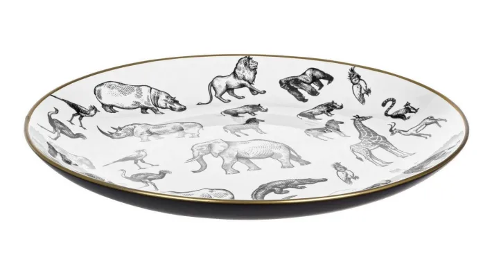 Bizzotto Coprivasi>PIATTO DECORATIVO AFRICA PORC D35