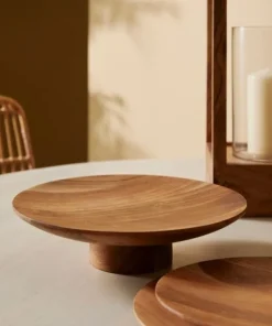 Bizzotto Vassoi E Centro Tavola>PIATTO DECORATIVO AIMI LEGNO NATURAL D23