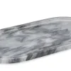 Bizzotto Vassoi E Centro Tavola>PIATTO DECORATIVO KANDY OVALE GRIG 40x20
