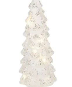 Bizzotto Oggettistica>PINO ROTANTE VT FROSTY BIANCO H30 C-LED
