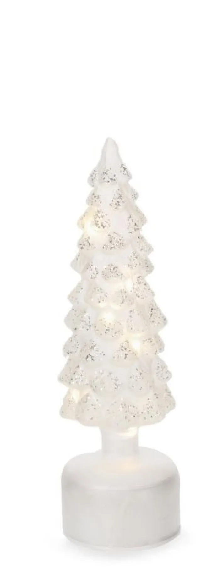 Bizzotto Oggettistica>PINO ROTANTE VT FROSTY BIANCO H30 C-LED