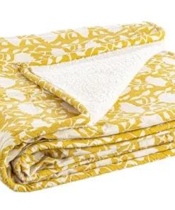 Bizzotto Coperte>PLAID CHAMBERY OCRA C-FIORE AVO 130X180