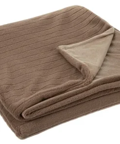 Bizzotto Coperte>PLAID ESSENTIAL MARRONE 180X150