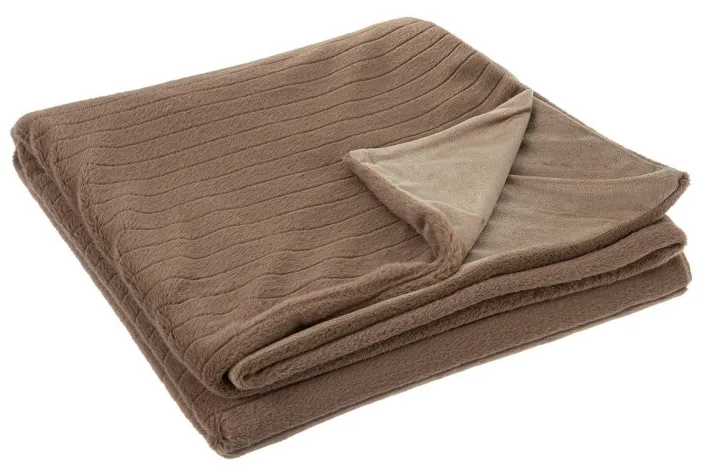 Bizzotto Coperte>PLAID ESSENTIAL MARRONE 180X150