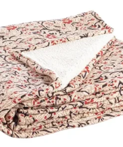 Bizzotto Coperte>PLAID LORIENT AVORIO C-FIORE PIC 130X180
