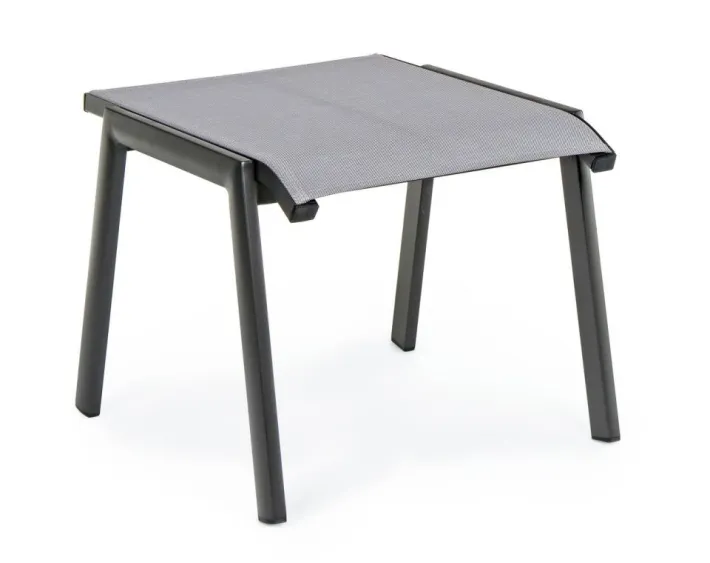 Bizzotto Pouf Da Esterno>POGGIAPIEDI IN ALLUMINIO IMPILABILE ANTRACITE GK52 - CRUISE