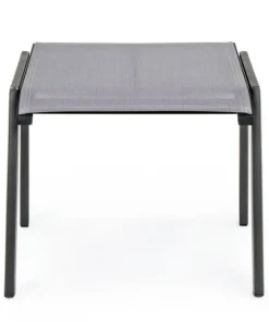 Bizzotto Pouf Da Esterno>POGGIAPIEDI IN ALLUMINIO IMPILABILE ANTRACITE GK52 - CRUISE