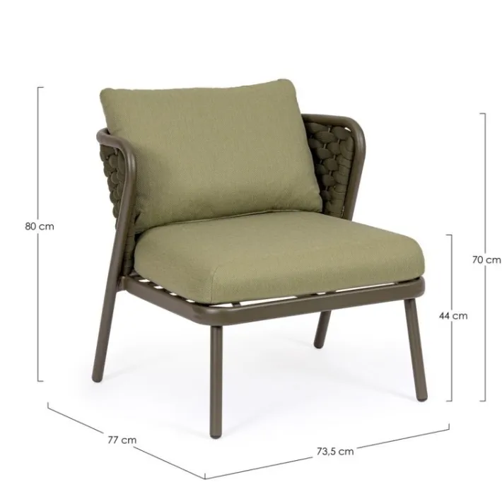 Bizzotto Poltrone>POLTRONA OLIV QS24 - HARLOW