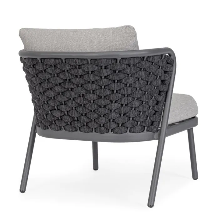 Bizzotto Poltrone>POLTRONA ANTRACITE QS22/GRAPHITE - HARLOW