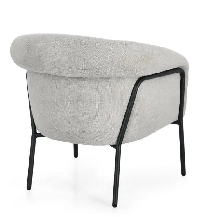 Bizzotto Poltrone E Chaise Longue>POLTRONA CAMILA GRIGIO CHIARO