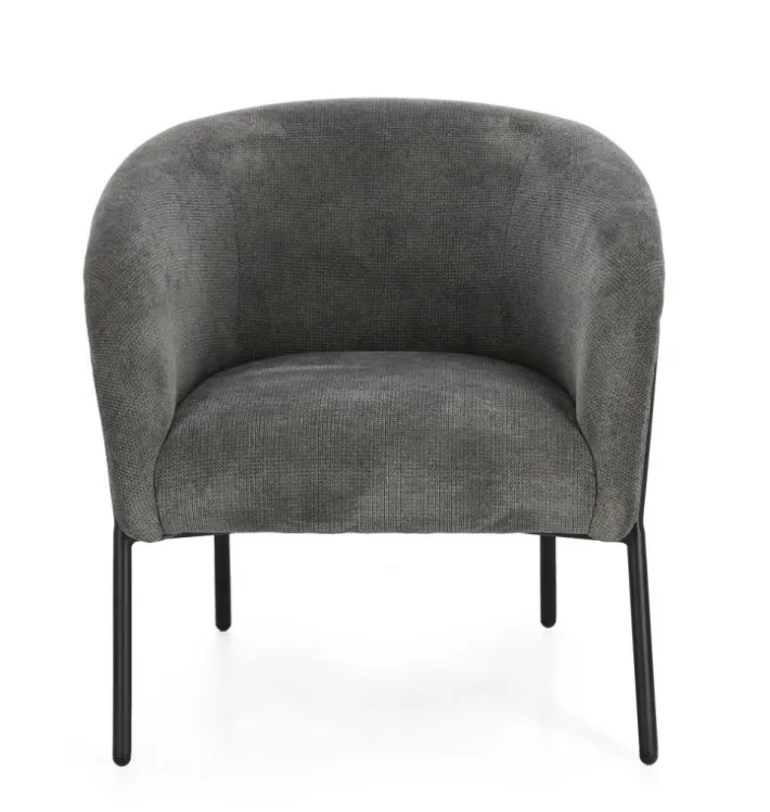 Bizzotto Poltrone E Chaise Longue>POLTRONA CAMILA GRIGIO SCURO
