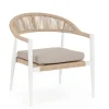 Bizzotto Poltrone>POLTRONA C-BR C-C JANDIA BIANCO/BEIGE