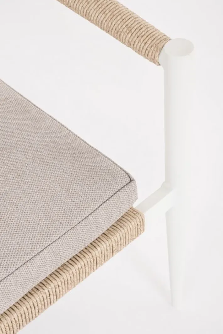 Bizzotto Poltrone>POLTRONA C-BR C-C JANDIA BIANCO/BEIGE