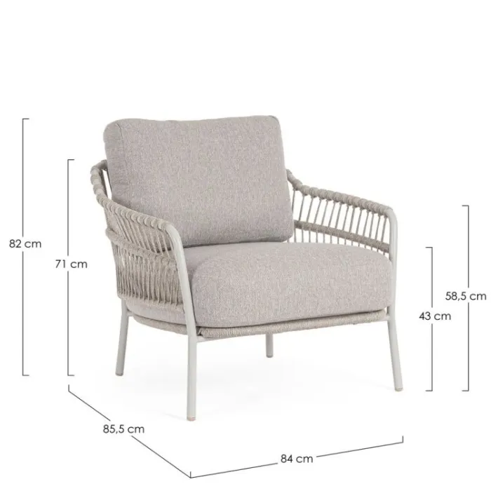 Bizzotto Poltrone>POLTRONA C-C TALAIA FROSTY