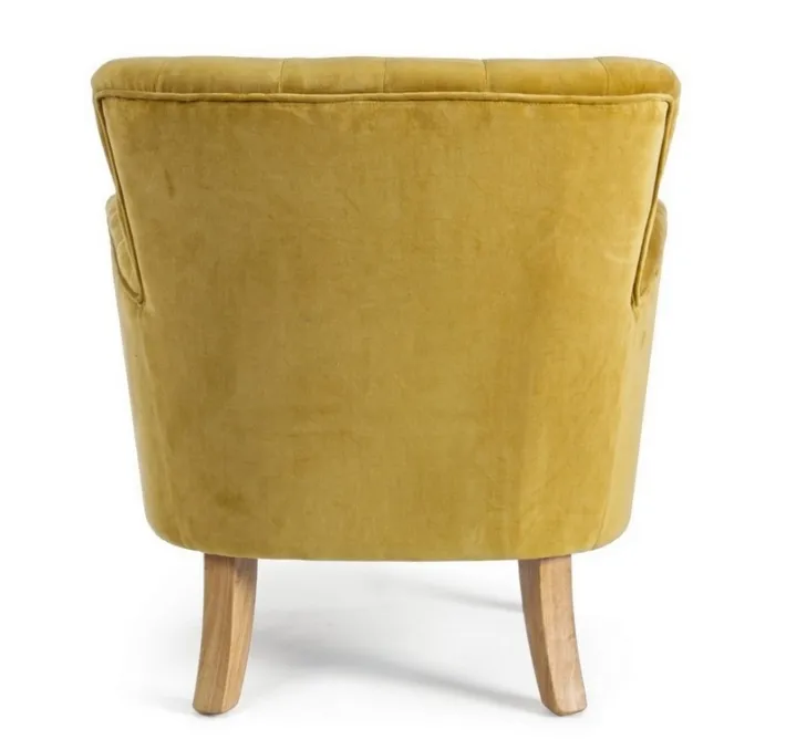 Bizzotto Poltrone E Chaise Longue>POLTRONA COLOR SENAPE - ORLINS