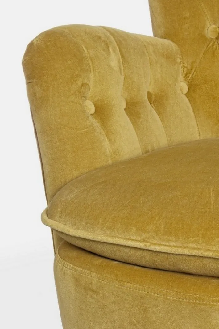 Bizzotto Poltrone E Chaise Longue>POLTRONA COLOR SENAPE - ORLINS