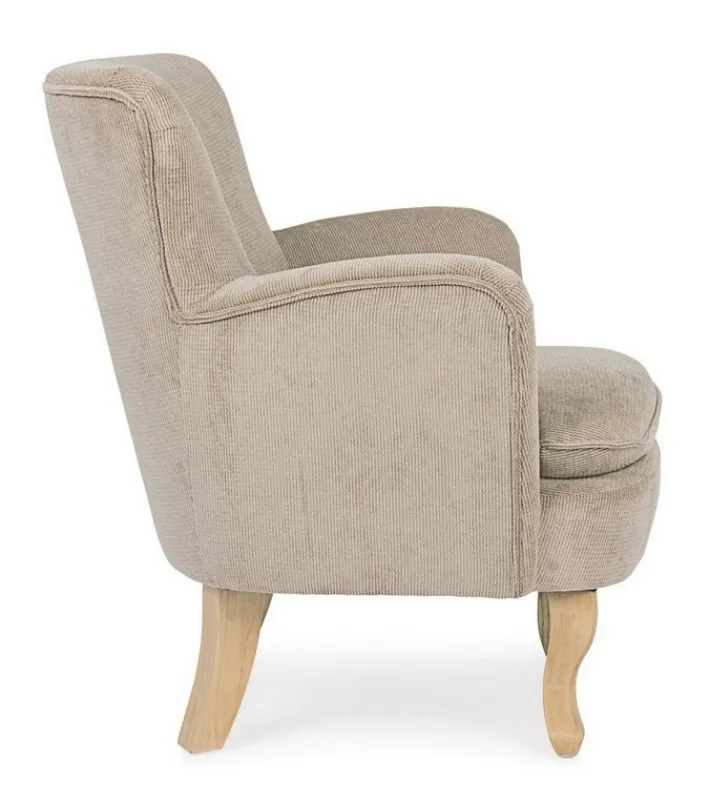 Bizzotto Poltrone E Chaise Longue>POLTRONA COLOR TORTORA - CHENILLE