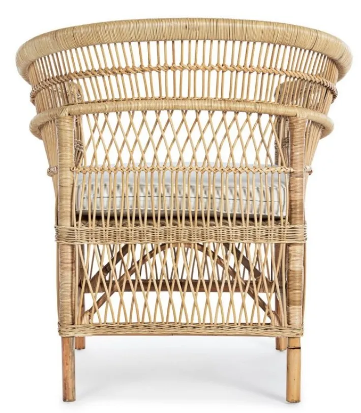 Bizzotto Poltrone E Chaise Longue>POLTRONA CON CUSCINO IN FIBRE NATURALI - JOSEFINA