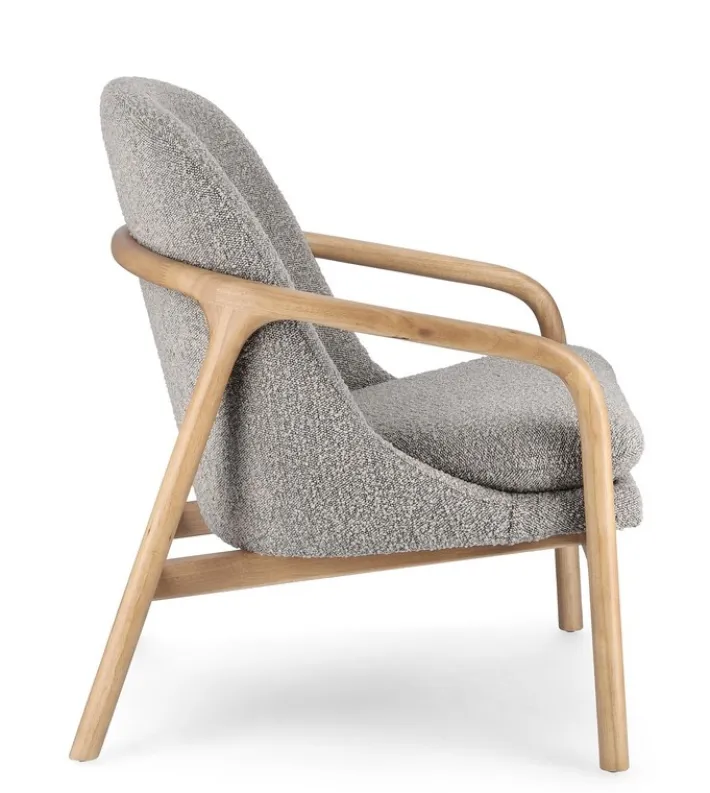 Bizzotto Poltrone E Chaise Longue>POLTRONA EFFETTO BOUCLE' STONE - ELAIDE