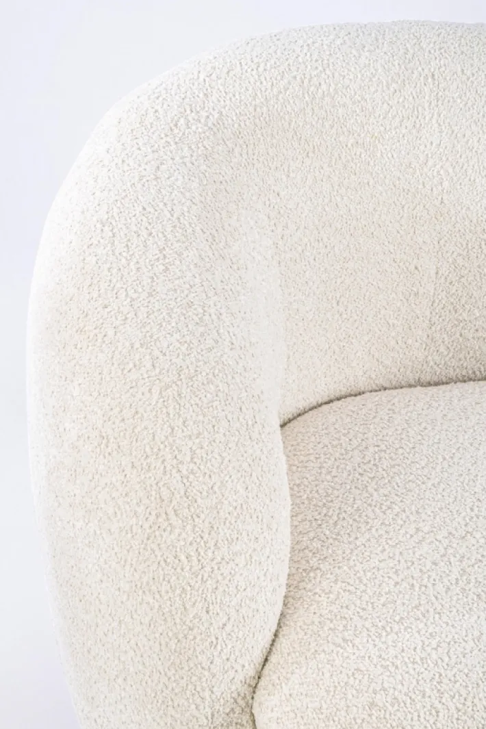 Bizzotto Poltrone E Chaise Longue>POLTRONA EFFETTO BOUCLE' NATURALE - TECLA