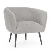 Bizzotto Poltrone E Chaise Longue>POLTRONA EFFETTO BOUCLE' GRIGIO - AVRIL