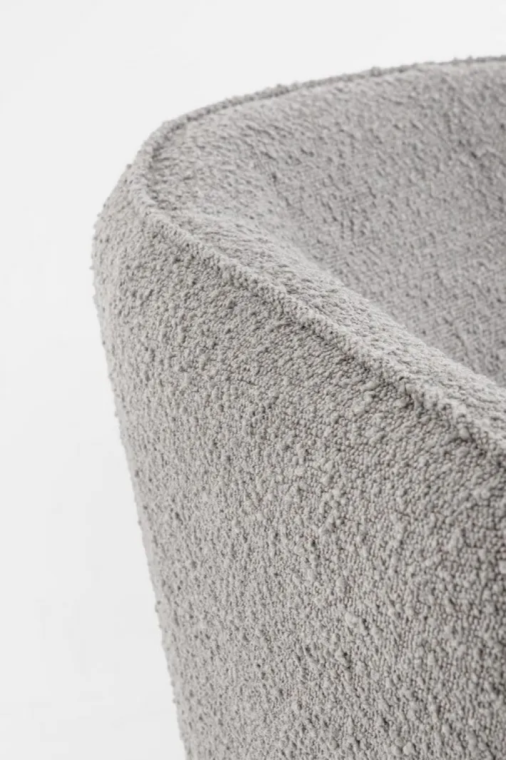 Bizzotto Poltrone E Chaise Longue>POLTRONA EFFETTO BOUCLE' GRIGIO - AVRIL