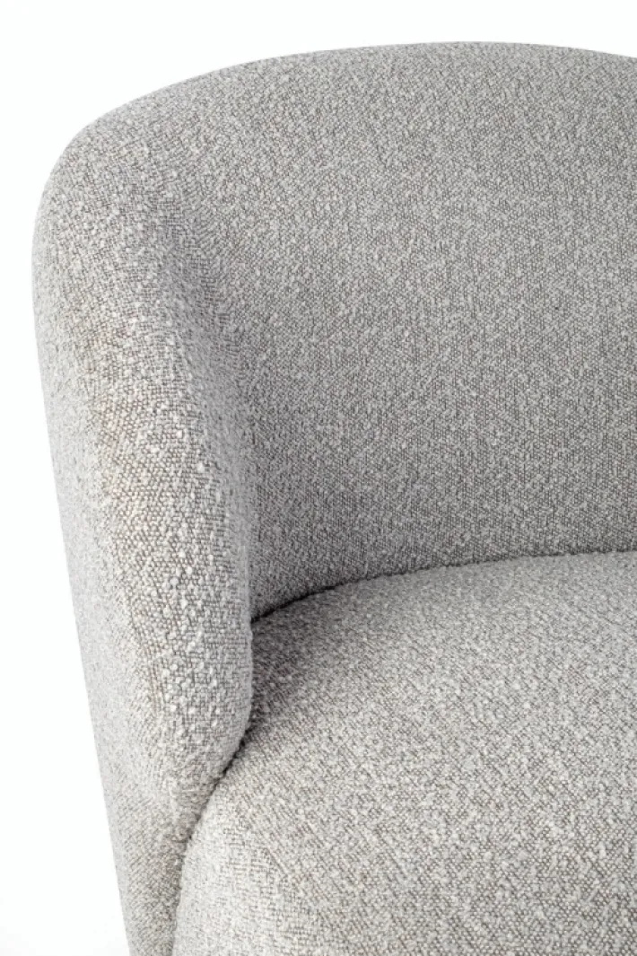 Bizzotto Poltrone E Chaise Longue>POLTRONA EFFETTO BUCLE' GRIGIO - BABILA