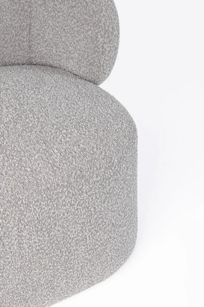 Bizzotto Poltrone E Chaise Longue>POLTRONA EFFETTO BUCLE' GRIGIO - BABILA