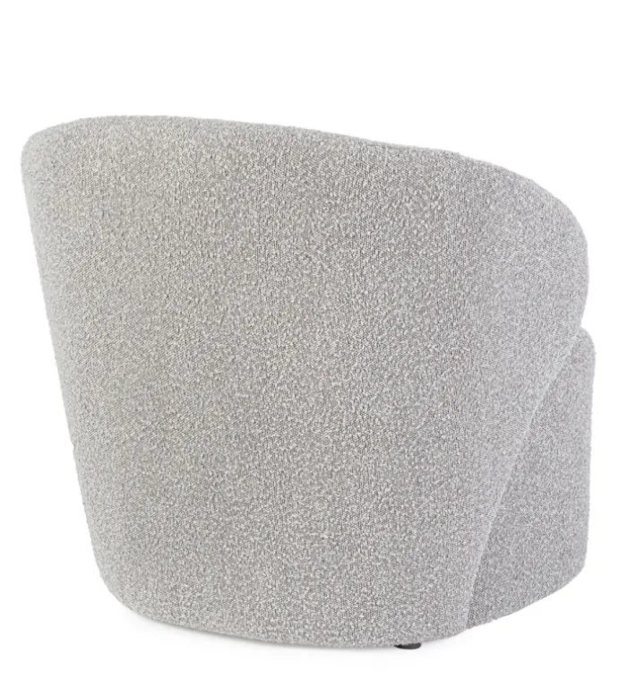 Bizzotto Poltrone E Chaise Longue>POLTRONA EFFETTO BUCLE' GRIGIO - BABILA