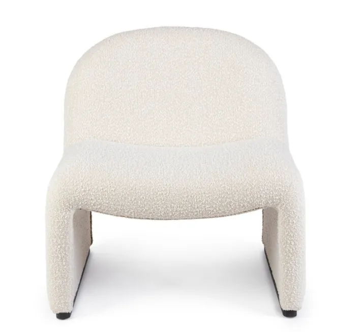 Bizzotto Poltrone E Chaise Longue>POLTRONA EFFETTO BUCLE' NATURALE - BASSILLA